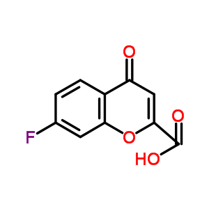 7-Fluoro-4-oxo-4H-chromene-2-carboxylic acid Structure,128942-39-2Structure