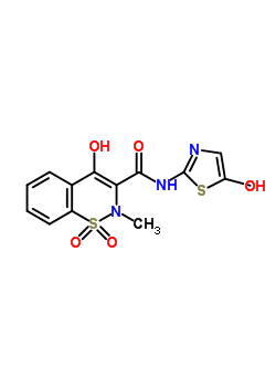 4-Hydroxy-n-[5-(hydroxymethyl)-1,3-thiazol-2-yl]-2-methyl-2h-1,2-benzothiazine-3-carboxamide 1,1-dioxide Structure,130262-92-9Structure