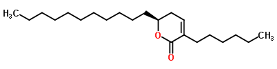 (6S)-3-hexyl-6-undecyl-5,6-dihydro-2h-pyran-2-one Structure,130676-64-1Structure