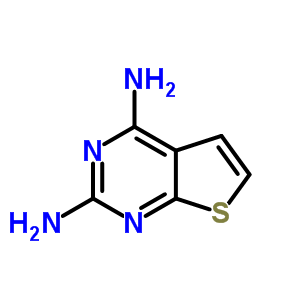 2,4-Diaminothieno[2,3-d]pyrimidine Structure,130750-42-4Structure