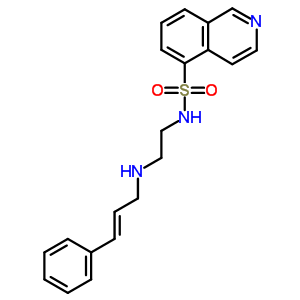 N-[2-(p-cinnamylamino)ethyl]-5-isoquinolone sulfonamide Structure,130964-40-8Structure