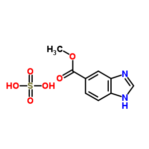 1H-benzimidazole-6-carboxylic acid methyl ester sulfate Structure,131020-58-1Structure