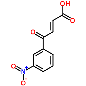 2-Butenoic acid,4-(3-nitrophenyl)-4-oxo- Structure,13130-14-8Structure