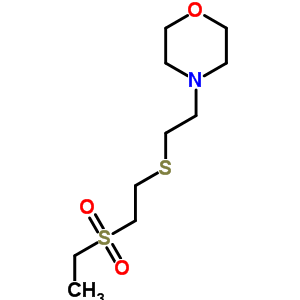 4-[2-(2-Ethylsulfonylethylsulfanyl)ethyl]morpholine Structure,13137-91-2Structure