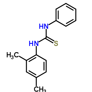 Thiourea,n-(2,4-dimethylphenyl)-n-phenyl- Structure,13140-56-2Structure