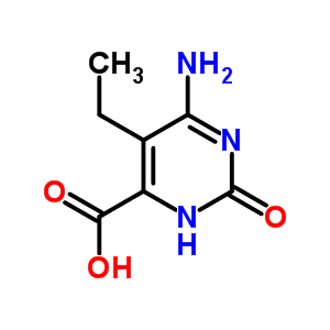 4-Pyrimidinecarboxylicacid, 6-amino-5-ethyl-1,2-dihydro-2-oxo- Structure,13166-61-5Structure