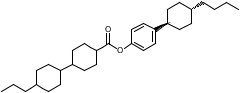 Trans,trans-4-propyl-bicyclohexyl-4-carboxylic acid 4-(trans-4-pentyl-cyclohexyl)-phenyl ester Structure,131790-57-3Structure