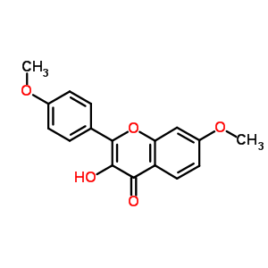 4H-1-benzopyran-4-one,3-hydroxy-7-methoxy-2-(4-methoxyphenyl)- Structure,13198-99-7Structure