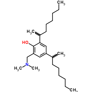 Phenol,2-[(dimethylamino)methyl]-4,6-bis(1-methylheptyl)- Structure,13224-88-9Structure