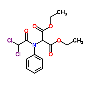 Diethyl 2-[(2,2-dichloroacetyl)-phenyl-amino]propanedioate Structure,13277-53-7Structure