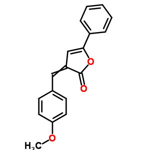 3-[(4-Methoxyphenyl)methylidene]-5-phenyl-furan-2-one Structure,13294-96-7Structure