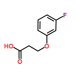 3-(3-Fluorophenoxy)propanoic acid Structure,133077-42-6Structure