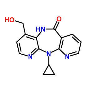 11-Cyclopropyl-5,11-dihydro-4-(hydroxymethyl)-6h-dipyrido[3,2-b:2’,3’-e][1,4]
diazepin-6-one Structure,133627-24-4Structure