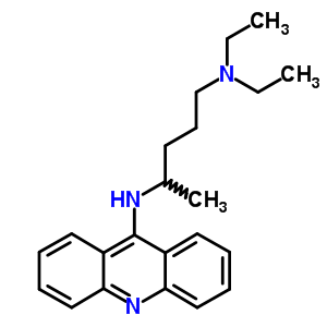 N-acridin-9-yl-n,n-diethyl-pentane-1,4-diamine Structure,13365-54-3Structure