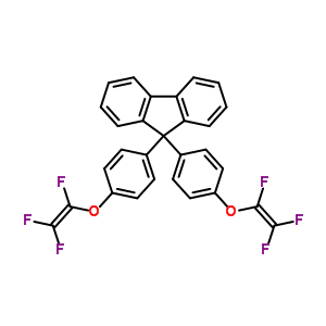 9,9-Bis(4-trifluorovinyloxyphenyl)fluorene Structure,134130-20-4Structure