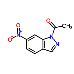 1-(6-Nitro-1h-indazol-1-yl)ethanone Structure,13436-57-2Structure