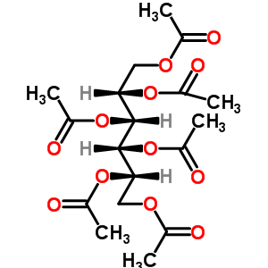 L-iditol hexaacetate Structure,13443-46-4Structure