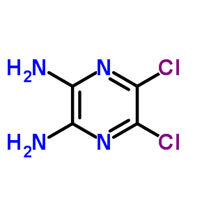 2,3-Diamino-5,6-dichloropyrazine Structure,13484-57-6Structure