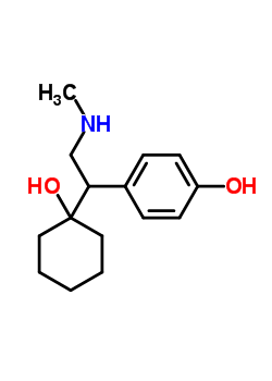 4-[1-(1-Hydroxycyclohexyl)-2-(methylamino)ethyl]phenol Structure,135308-74-6Structure