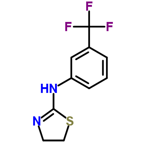 N-[3-(trifluoromethyl)phenyl]-4,5-dihydro-1,3-thiazol-2-amine Structure,13578-56-8Structure