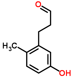 3-(5-Hydroxy-2-methylphenyl)propanal Structure,135878-02-3Structure