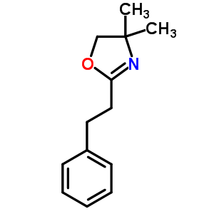 Oxazole,4,5-dihydro-4,4-dimethyl-2-(2-phenylethyl)- Structure,13608-28-1Structure