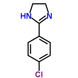 2-(4-Chlorophenyl)-4,5-dihydro-1h-imidazole Structure,13623-52-4Structure