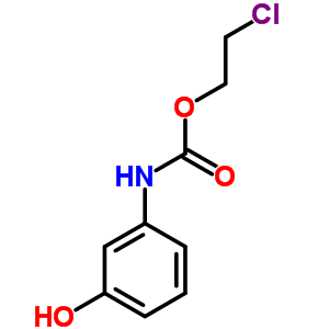 2-Chloroethyl n-(3-hydroxyphenyl)carbamate Structure,13683-95-9Structure