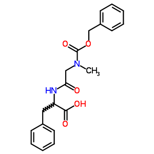 2-[[2-(Methyl-phenylmethoxycarbonyl-amino)acetyl]amino]-3-phenyl-propanoic acid Structure,13716-75-1Structure