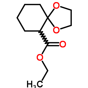 Ethyl 1,4-dioxa-spiro[4,5]decane-6-carboxylate Structure,13747-72-3Structure