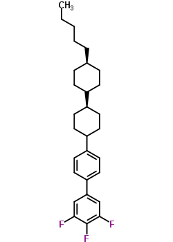 Trans,trans-4-(4-pentyl-bicyclohexyl-4-yl)--3,4,5-trifluorobiphenyl Structure,137529-43-2Structure