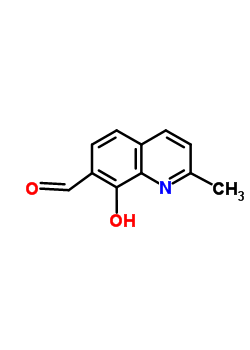 8-Hydroxy-2-methylquinoline-7-carbaldehyde Structure,13796-76-4Structure