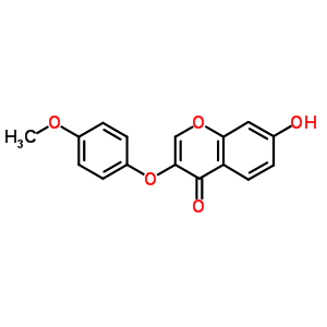 7-Hydroxy-3-(4-methoxyphenoxy)chromen-4-one Structure,137987-99-6Structure