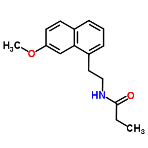 N-[2-(7-methoxy-1-naphthyl)ethyl]propionamide Structure,138112-79-5Structure