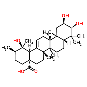 Tormentic acid Structure,13850-16-3Structure