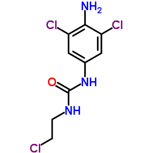 3-(4-Amino-3,5-dichloro-phenyl)-1-(2-chloroethyl)urea Structure,13908-36-6Structure