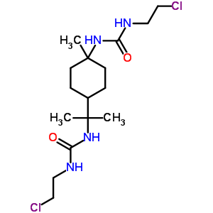 3-(2-Chloroethyl)-1-[2-[4-(2-chloroethylcarbamoylamino)-4-methyl-cyclohexyl]propan-2-yl]urea Structure,13908-64-0Structure