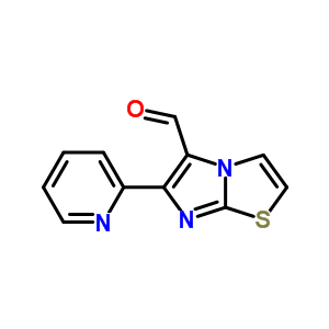 6-(Pyridin-2-yl)imidazo[2,1-b]thiazole-5-carbaldehyde Structure,139359-78-7Structure