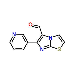 6-(Pyridin-3-yl)imidazo[2,1-b]thiazole-5-carbaldehyde Structure,139359-79-8Structure