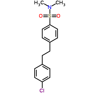 Benzenesulfonamide,4-[2-(4-chlorophenyl)ethyl]-n,n-dimethyl- Structure,13952-54-0Structure