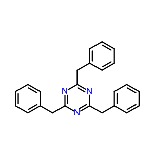 1,3,5-Triazine,2,4,6-tris(phenylmethyl)- Structure,13960-31-1Structure