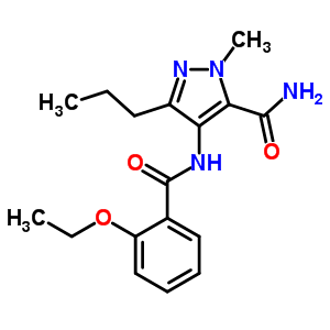 4-(2-Ethoxy-benzoylamino)-2-methyl-5-propyl-2h-pyrazole-3-carboxylic acid amide Structure,139756-03-9Structure