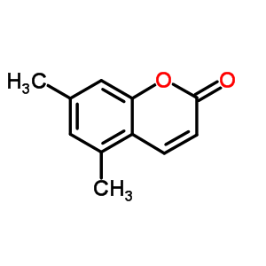 2H-1-benzopyran-2-one,5,7-dimethyl- Structure,14002-99-4Structure