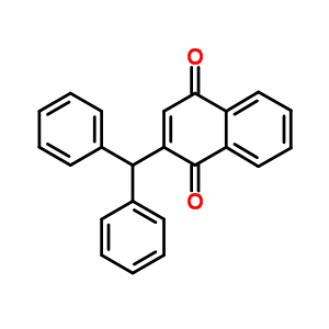 2-Benzhydrylnaphthalene-1,4-dione Structure,14039-65-7Structure