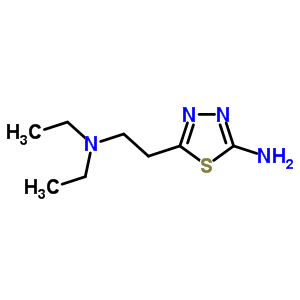 5-(2-Diethylamino-ethyl)-[1,3,4]thiadiazol-2-ylamine Structure,14068-40-7Structure