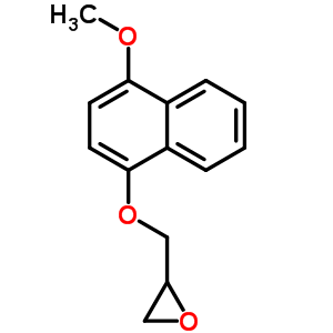 2-[[(4-Methoxy-1-naphthalenyl)oxy]methyl]oxirane Structure,14133-78-9Structure