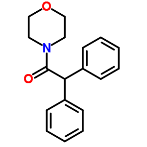 Ethanone,1-(4-morpholinyl)-2,2-diphenyl- Structure,14135-68-3Structure