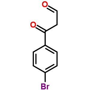 Benzenepropanal,4-bromo-b-oxo- Structure,14153-75-4Structure