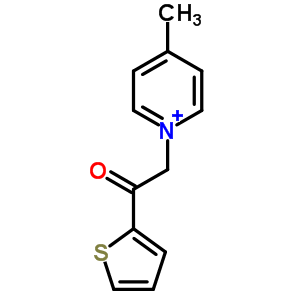 2-(4-Methylpyridin-1-yl)-1-thiophen-2-yl-ethanone Structure,14153-77-6Structure