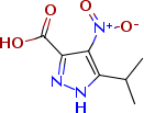 5-Isopropyl-4-nitro-1H-pyrazol-3-carboxylic acid Structure,141721-97-3Structure